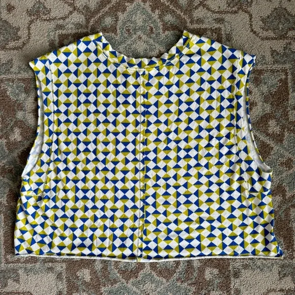 Free People Inspire Printed Tank FP Movement Trippy Geo Glowing Size L - Picture 3 of 8